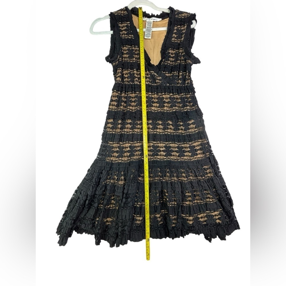 Max Studio Crocheted Lace Overlay Dress - Picture 6 of 8